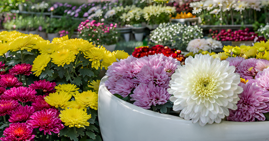 Yellow Chrysanthemum (Sevanti, Shevanti) Flower Seeds Pack + Coco Coir (2 Disc) Ideal for Seed Germination for Home Garden SRI SAI FORESTRY
