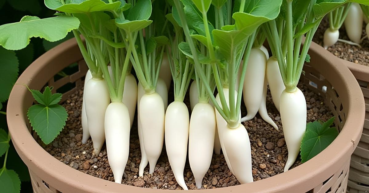 Radish Seeds for Planting - Mooli Muli Mula Mulangi Vegetable Seed for Home Garden SRI SAI FORESTRY