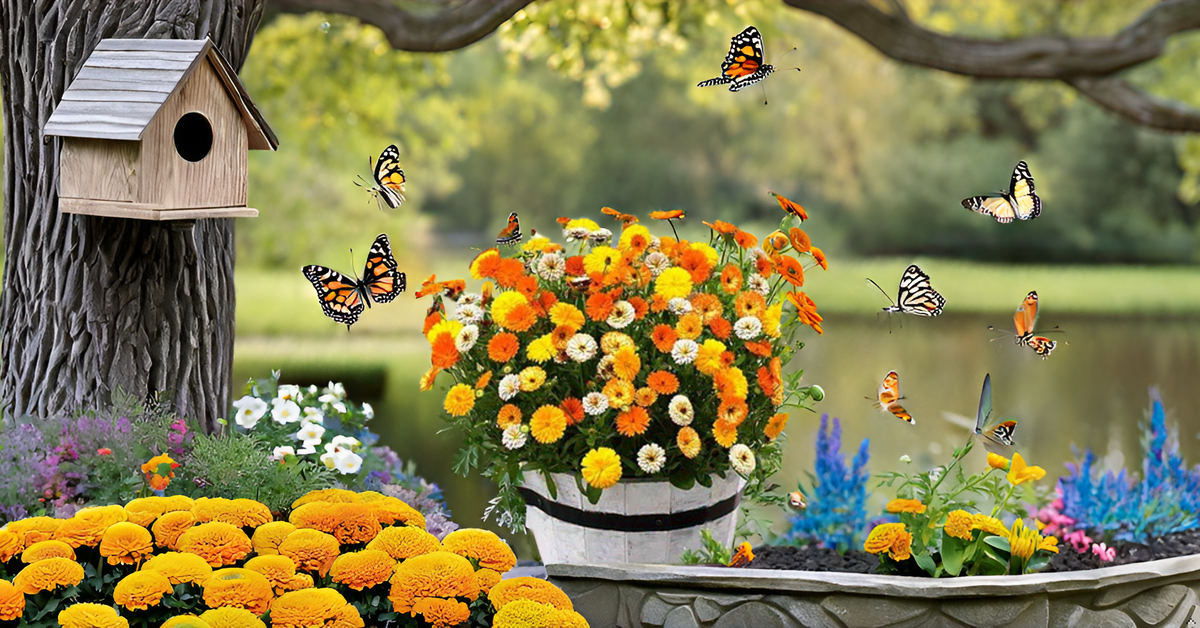 Calendula Flower Seeds – Cheerful Blooms for Your Garden, Balcony & Terrace SRI SAI FORESTRY