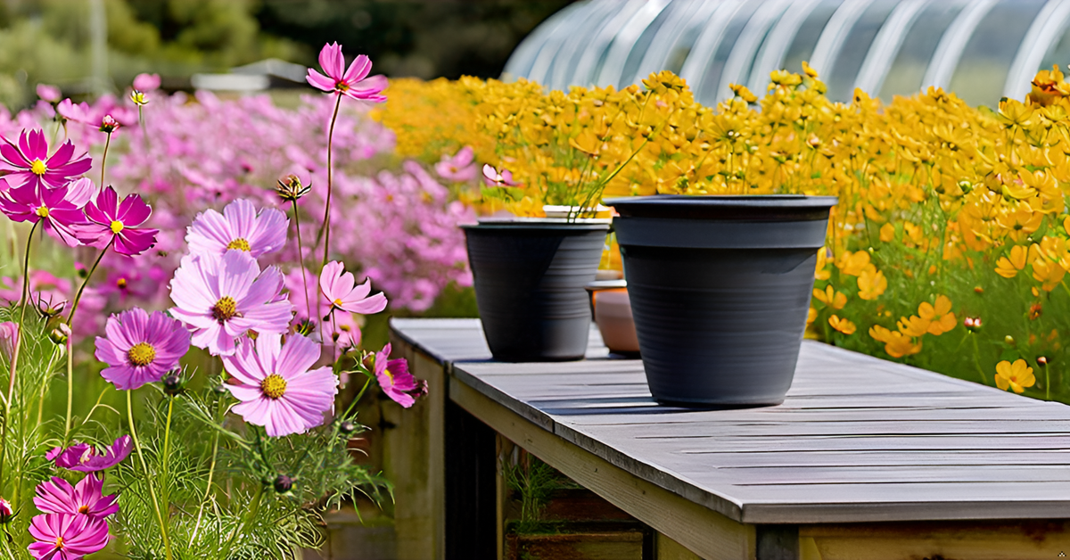 Cosmos Flower Seeds – Multi-Color Ornamental Mix for Apartments & Gardens SRI SAI FORESTRY