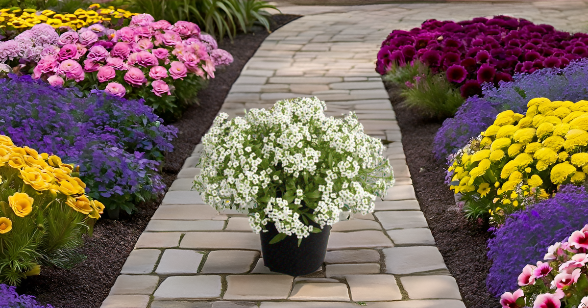 Alyssum Carpet of Snow Flower Seeds – Pure White Blooms for Your Garden, Balcony & Terrace SRI SAI FORESTRY