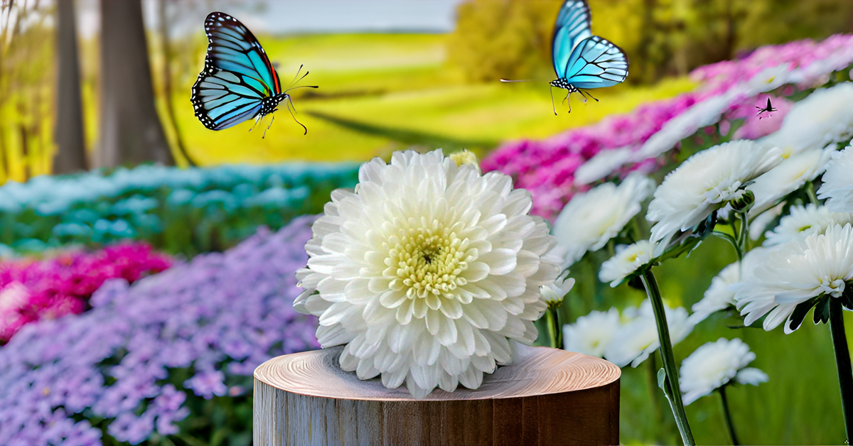 White Chrysanthemum Flower Seeds, Sevanti, White Shevanti Flower Color Seed Ornamental Plant Flower Seed for Home Garden Terrace Apartments Balcony SRI SAI FORESTRY