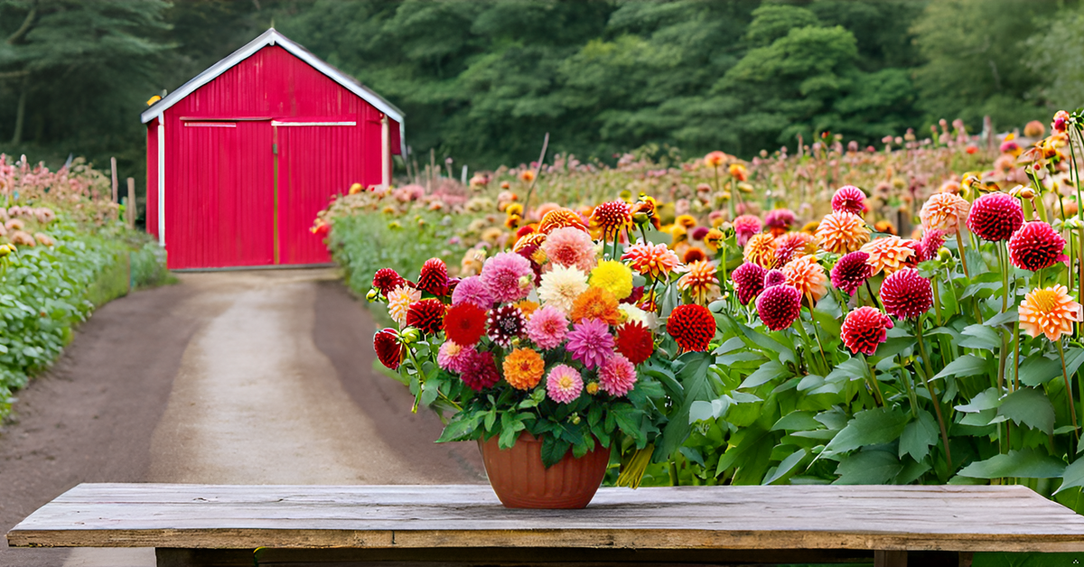 Dahlia Flower Seed – Mixed Color Ornamental Plant Seeds for Garden, Balcony & Terrace SRI SAI FORESTRY