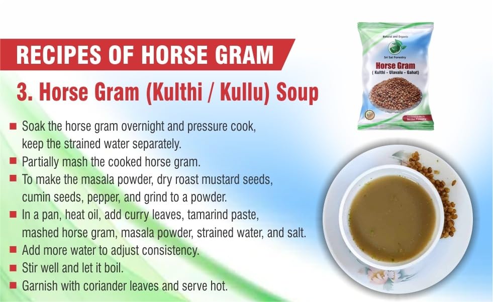 Organic Horse Gram – Ready to Cook & Perfect for Sprouting SRI SAI FORESTRY