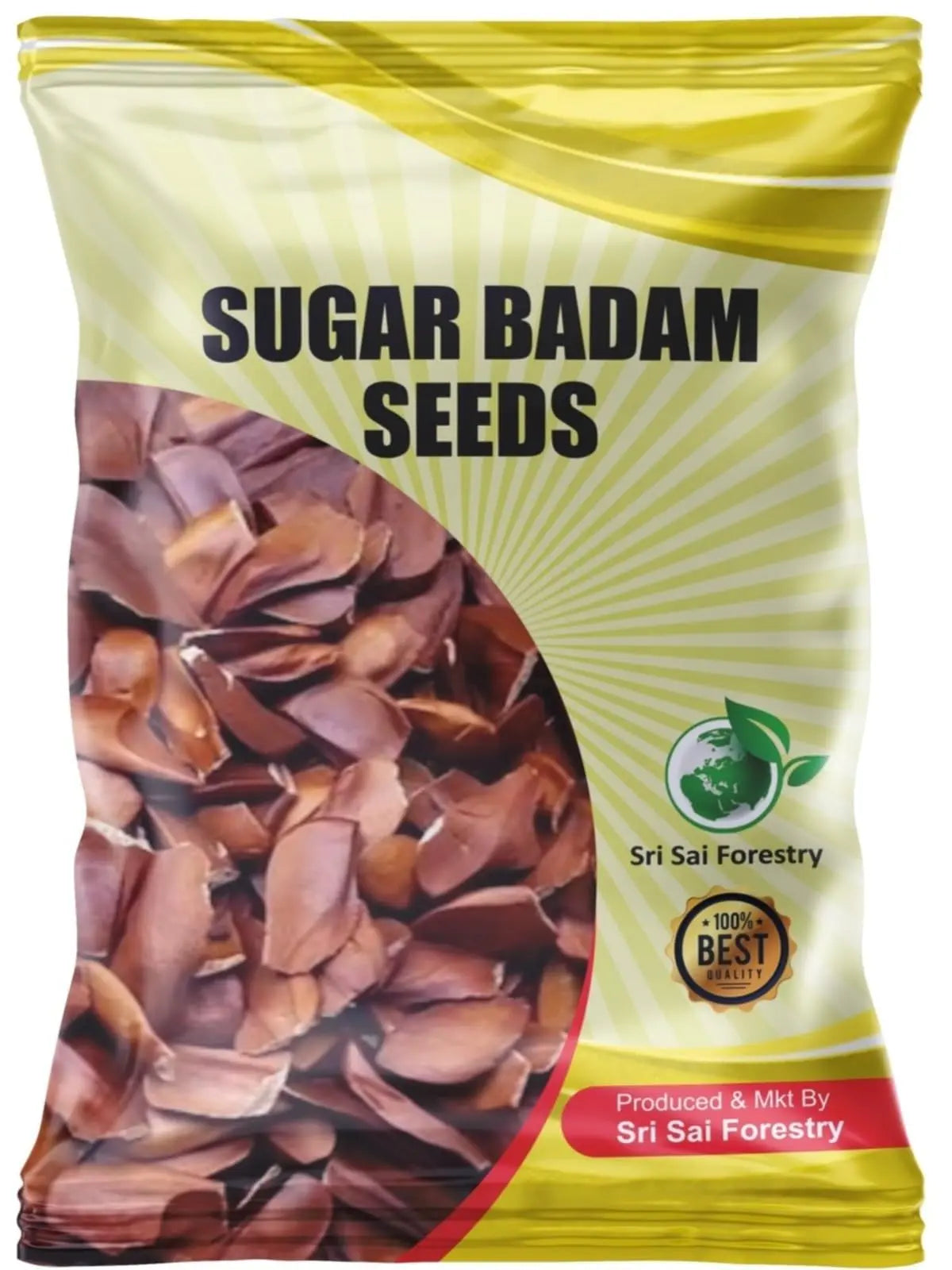 Kadwa Badam Seeds - Sky Fruit Seed - Unpeeled SRI SAI FORESTRY