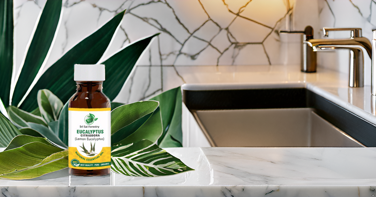 Eucalyptus Citriodora Oil – Refreshing Lemon Scent for Aromatherapy (Lemon Eucalyptus) SRI SAI FORESTRY