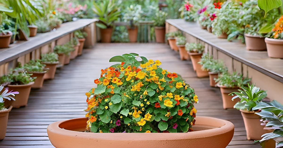 Nasturtium Mixed Color Climbing Flower Seeds, Jewel of Africa SRI SAI FORESTRY