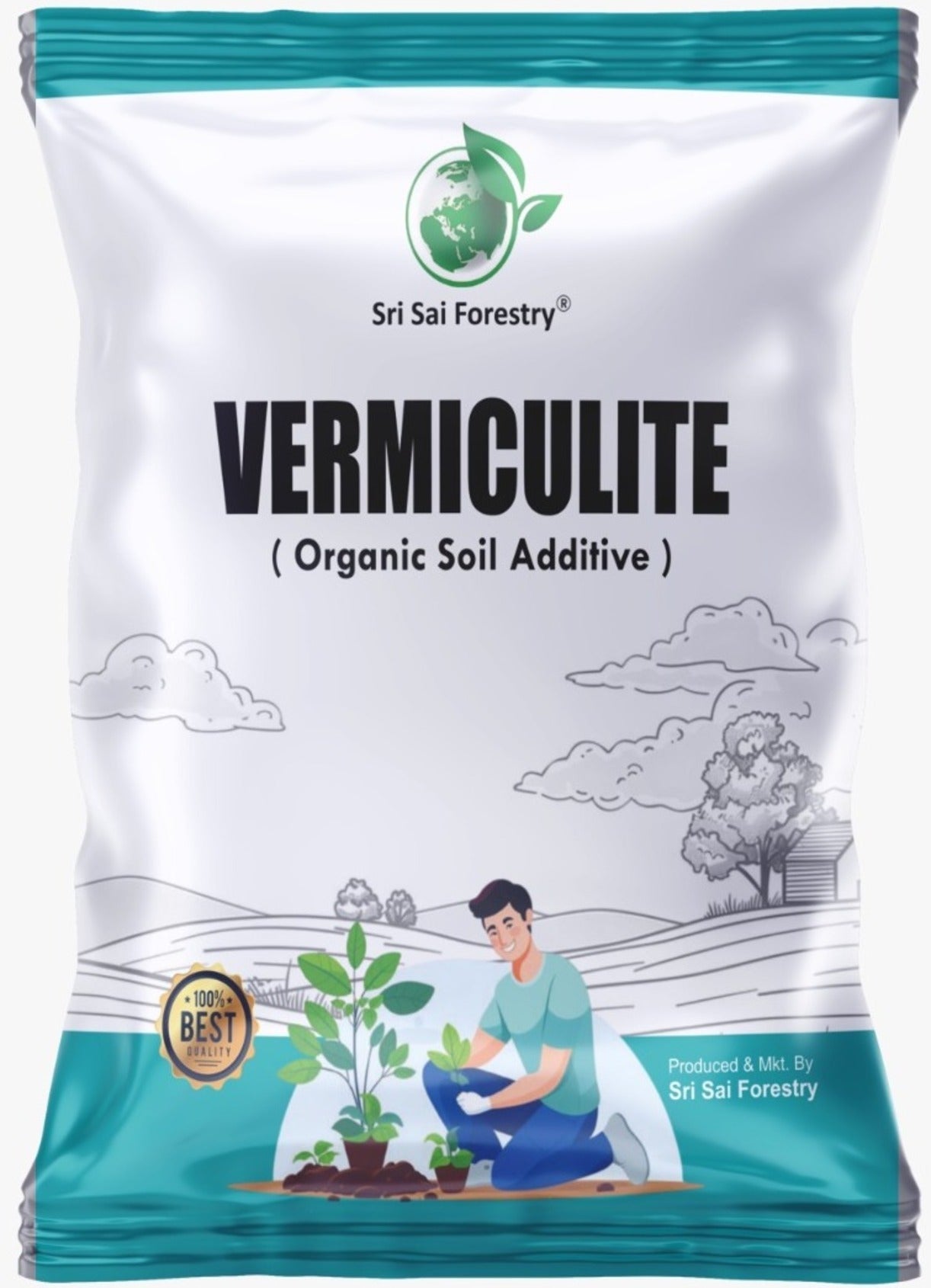 Vermiculite for Gardening & Hydroponics | 100% Natural, Non-Toxic & Chemical-Free | Improves Soil Aeration, Drainage, & Water Retention | Ideal for Potting Mix, Seed Starting SRI SAI FORESTRY