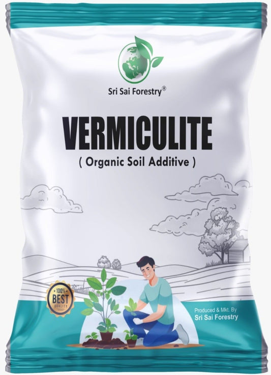 Vermiculite for Gardening & Hydroponics | 100% Natural, Non-Toxic & Chemical-Free | Improves Soil Aeration, Drainage, & Water Retention | Ideal for Potting Mix, Seed Starting SRI SAI FORESTRY