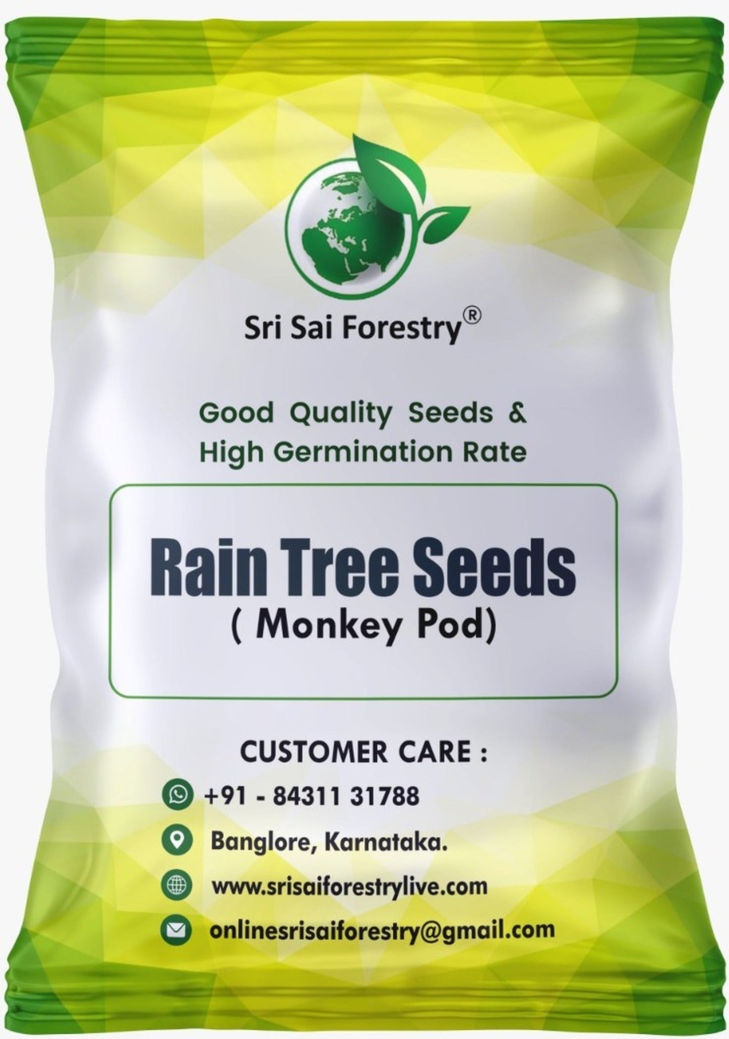 Rain Tree Seeds (Albizia Saman / Monkey Pod) – Premium Quality SRI SAI FORESTRY