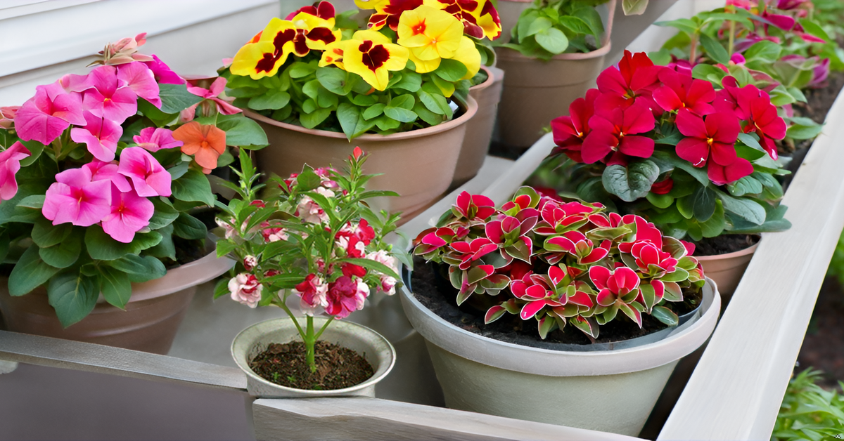 Rose Balsam Seeds Mix Color Ornamental Flower Seeds for Home Garden SRI SAI FORESTRY