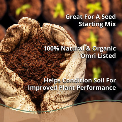 Cocopeat Growing Medium Ready-to-Use Potting Mix for Seedlings & Potted Plants SRI SAI FORESTRY