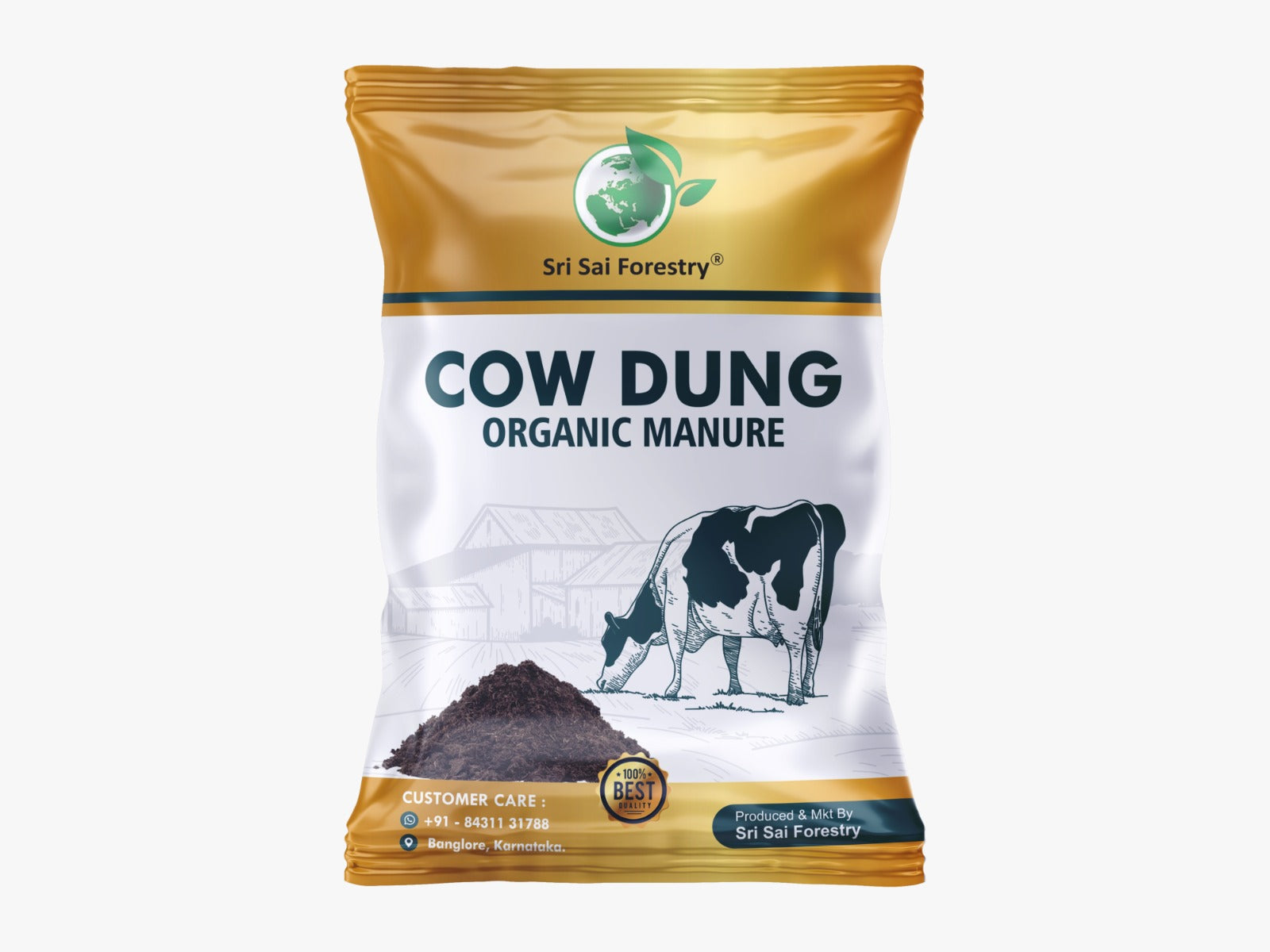 Cow Dung Manure for Plants – 100% Organic & Natural Fertilizer SRI SAI FORESTRY
