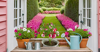 Rose Balsam Seeds Mix Color Ornamental Flower Seeds for Home Garden SRI SAI FORESTRY