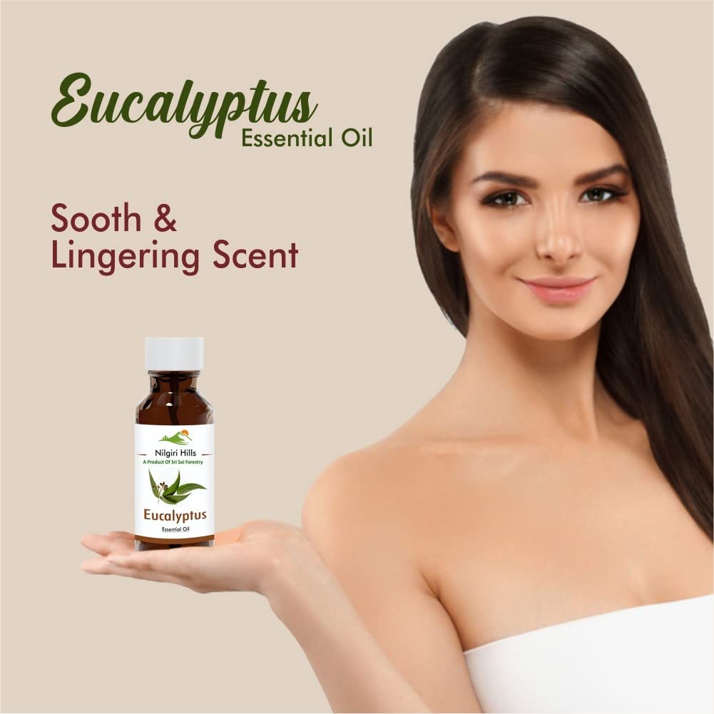 Eucalyptus Essential Oil (Nilgiri) - Therapeutic Grade SRI SAI FORESTRY