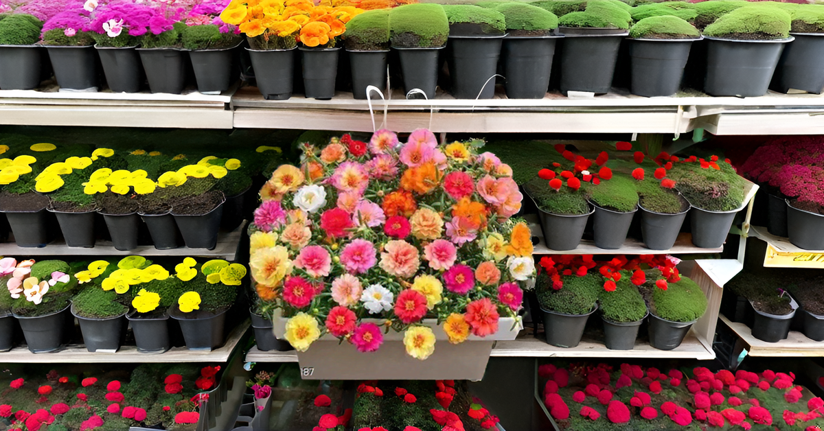 Moss Rose (Portulaca) Mix Color Flower Seeds – Drought-Tolerant Blooms for Sunny Spaces SRI SAI FORESTRY