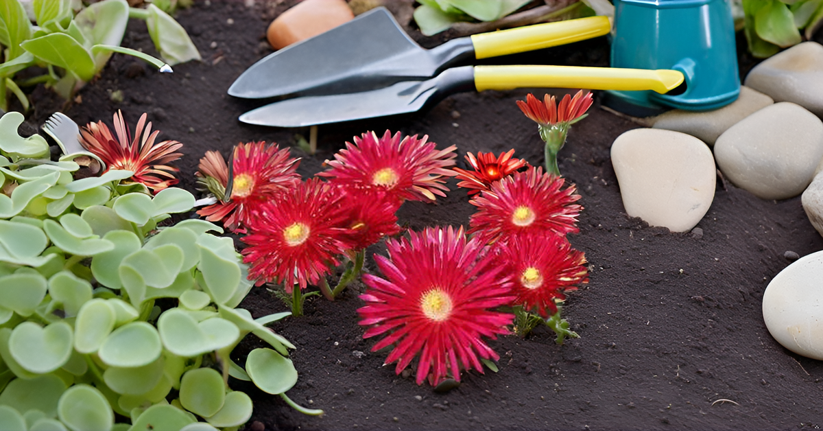 Ice Plant Delosperma Perennial Flower Seeds – Stunning Ground Cover for Your Garden, Balcony & Terrace SRI SAI FORESTRY
