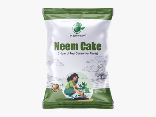 Neem Cake Powder for Plants – Organic Soil Enhancer, Natural Pest Control, Rich in Nitrogen, Phosphorus & Potassium for Healthier Growth – Neem Cake Fertilizer SRI SAI FORESTRY