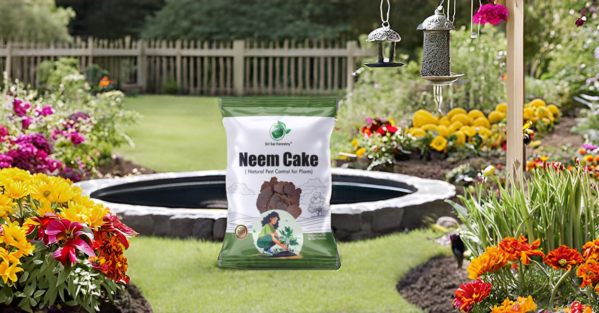 Neem Cake Powder for Plants – Organic Soil Enhancer, Natural Pest Control, Rich in Nitrogen, Phosphorus & Potassium for Healthier Growth – Neem Cake Fertilizer SRI SAI FORESTRY