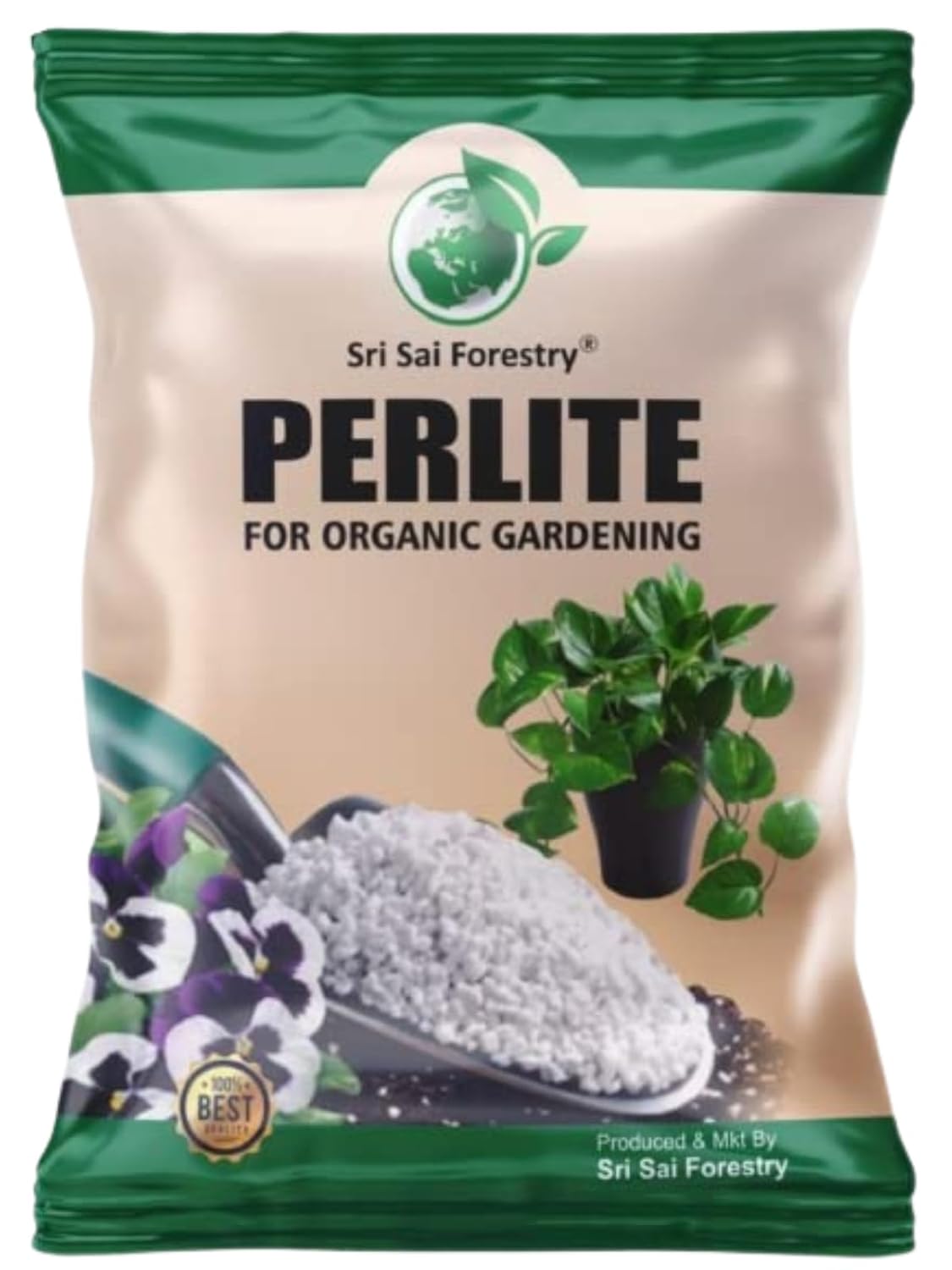 Perlite for Hydroponics & Horticulture – Ideal for Terrace Gardening & Soilless Potting Mix SRI SAI FORESTRY