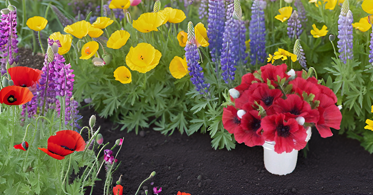 Californian Poppy Mixed Seeds – Vibrant, Colorful Blooms for Home Garden, Balcony & Terrace SRI SAI FORESTRY