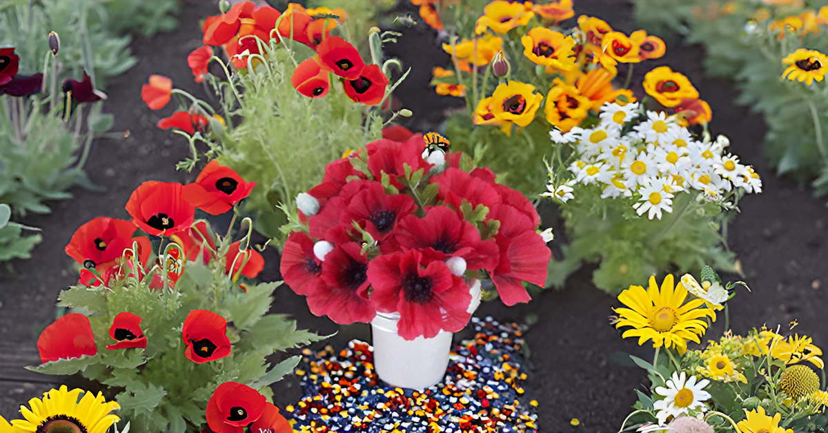 Californian Poppy Mixed Seeds – Vibrant, Colorful Blooms for Home Garden, Balcony & Terrace SRI SAI FORESTRY