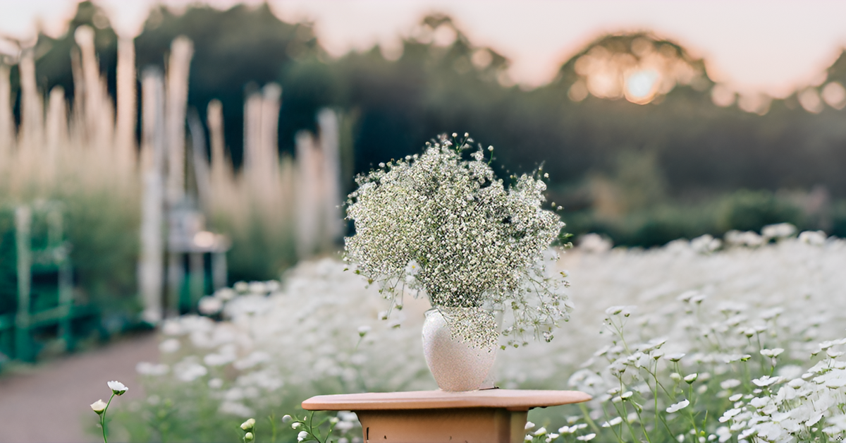 Gypsophila 'Snow Flakes' Seeds – Delicate White Blooms for a Beautiful Home Garden & Balcony SRI SAI FORESTRY