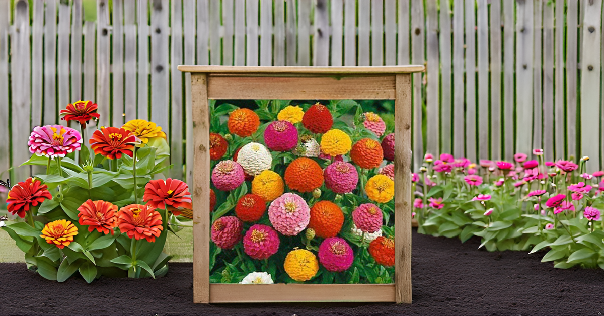 Zinnia Mixed Hybrid Seeds – Vibrant, Long-Lasting Blooms for Garden, Balcony & Containers SRI SAI FORESTRY